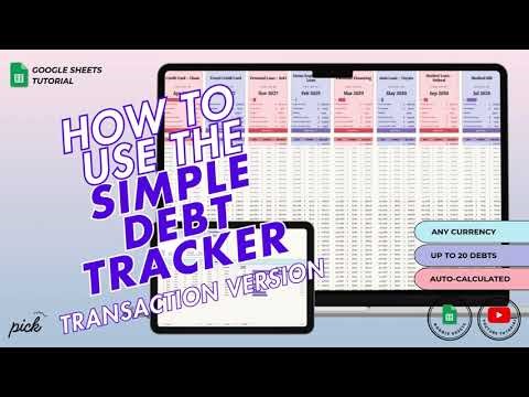 Simple Debt Tracker Transaction version Tutorial