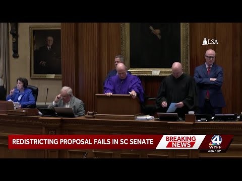 Redistricting proposal fails in SC senate