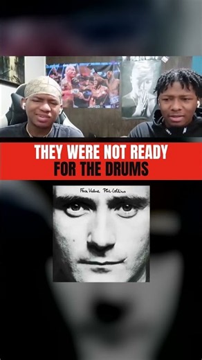 Twins React to Phil Collins – In the Air Tonight 😳🥁 #shorts