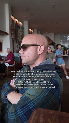 The brain can’t store “overwhelm.”