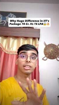 IIT Bombay ₹4 LPA Package EXPOSED 💀🥀 Why Such Huge Difference? ₹4 Crore Package vs ₹4 LPA