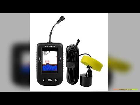 Alarm 100M Portable Sonar Fish Finders 45 degrees Sonar Coverage Echo Sounder Alarm Transducer