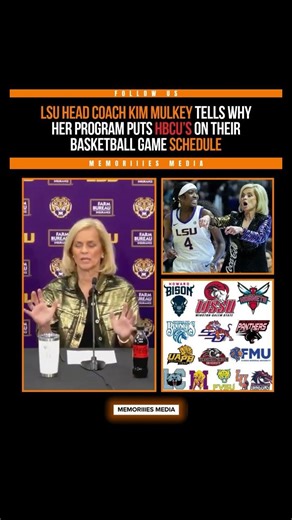 LSU Head Coach #KimMulkey tells why her program puts HBCU’s on their basketball game schedule