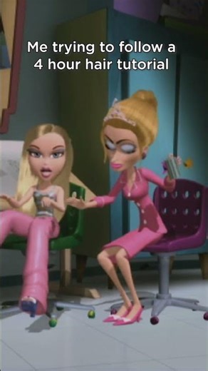 Put down the gel, babe #bratz