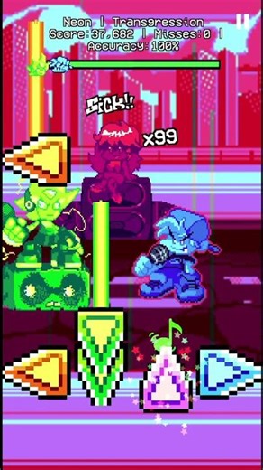 Transgression - Vs Neon Mod - FNF Mobile Android