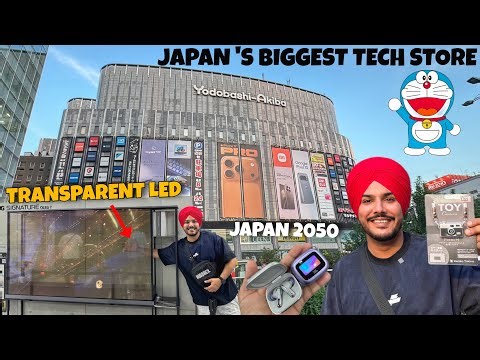 JAPAN DI BIGGEST ELECTRONICS MARKET 😍 TOKYO 20250 | TRANSPARENT LED , IPHONE , AIRPODS