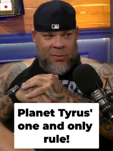 Tyrus reveals the ONE RULE for the Podcast! 🤔 #fyp #viral #tyrus #PlanetTyrus #podcast