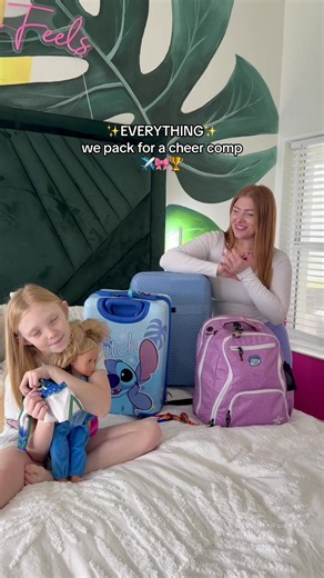 And yes… that much glitter is “necessary” 🙃 EVERYTHING we pack from most to least important for a travel all star cheer competition #cheermom #packwithme #essentials