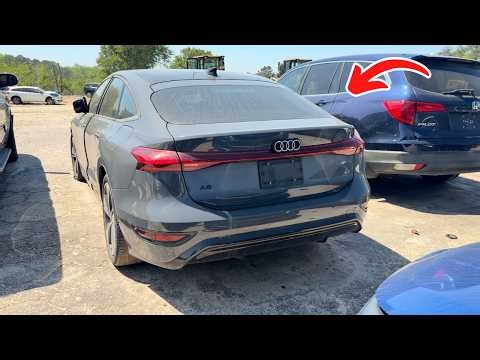 I Found A 2025 Full Electric Audi A6 At Copart Salvage Auction For The Cheapest Price Ever