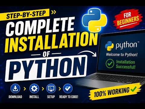 How to Install Python on Windows 10/11 | Complete Python Installation Guide for Beginners 🐍
