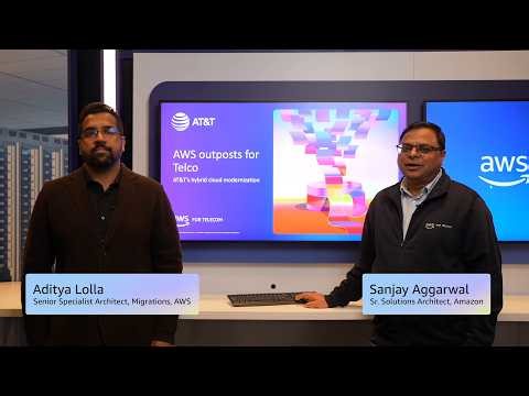 On-Premises Telecom Cloud: AT&T's Hybrid Cloud Modernization with AWS | AWS Events