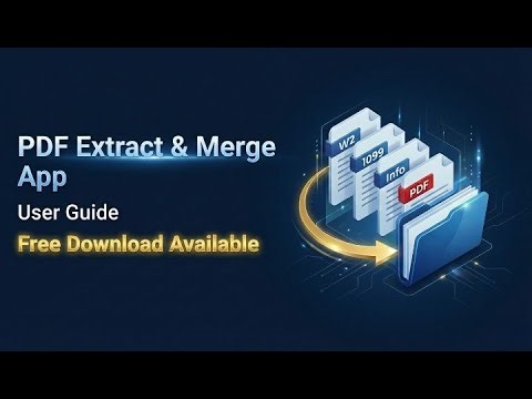 CPA Office PDF Extract & Merge Tool: User Guide (Free Download)
