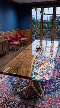 Making a STUNNING Epoxy Resin Table with Shattered Glass! 😱