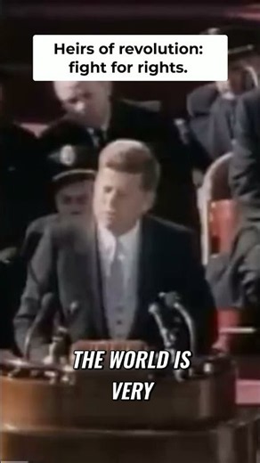 H.F.C PRESIDENT JOHN F. KENNEDY'S POWERFUL SPEECH!!! 🔥 Humanity’s Power: ERASE POVERTY or END LIFE?