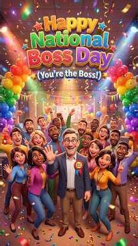 Happy National Boss Day (You’re the Boss!)