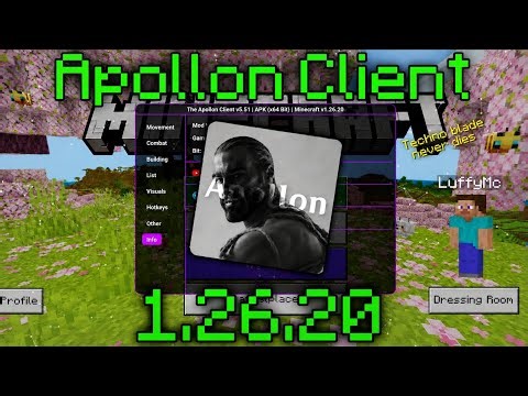 🚀APOLLON CLIENT 1.26.20 RELEASE For MCPE (32 bit, 64 bit)
