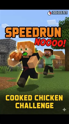 Speedrunning on Cooked Chicken While My Friend Hunts Me # speedrun