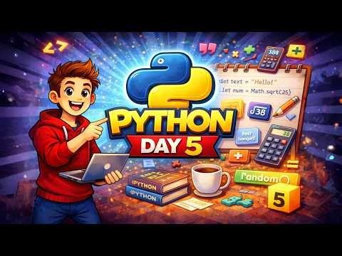 Python Day 5 🔥 Start Your Python Journey Today
