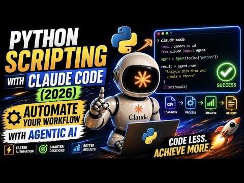Claude Code Tutorial for Python Developers 2026 | Writing, Debugging & Running Scripts