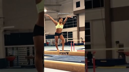 Olympic and World finalist on beam