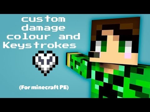 You NEED These Minecraft PE Texture Packs… (Keystrokes + Damage Effects)”