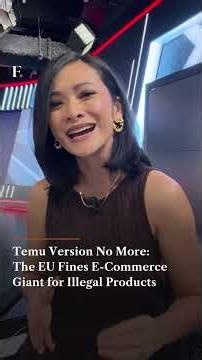Temu Version No More: The EU Fines E-Commerce Giant for Illegal Products | Firstpost News