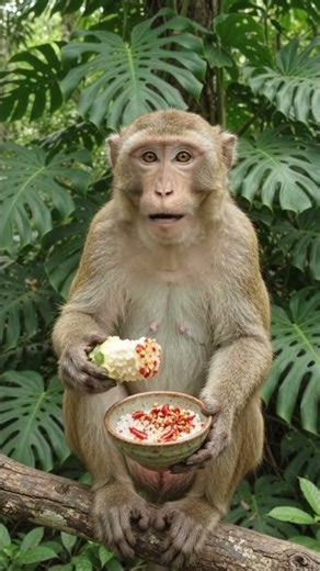 🐒 This Monkey Is Judging Your Snack Choices