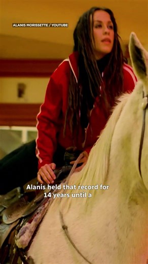 Alanis Morissette and Taylor Swift broke this same record