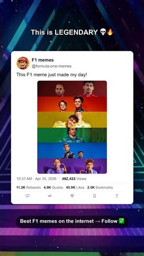 THIS F1 MEME JUST MADE MY DAY! 😂🏎️