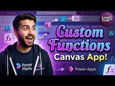 Custom Functions in Canvas App 😱 | Power Apps Just Got Better!