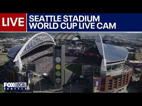 FIFA World Cup USA vs. Belgium: Live camera at Seattle Stadium