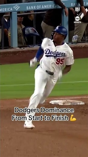 The Dodgers handed the Padres a shut out in their 11th straight home win 😮‍💨