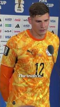 Paraguay keeper Orlando Gill on his moment with Kylian Mbappe at end of the match against France 👀