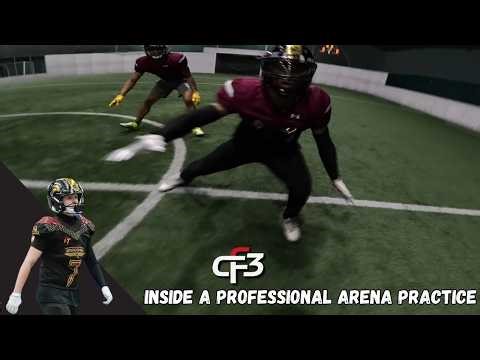Inside A Professional Arena Football Practice | Go Pro Arena Football POV