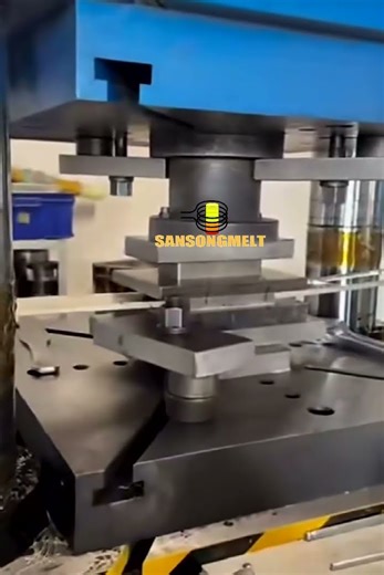 SanSongMelt- Mint Bars Coins Machine Logo Stamping Machine