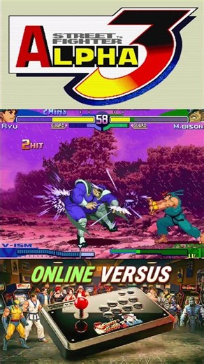Ryu vs M.Bison - SF Alpha 3 | Deadly Fight