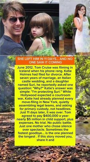 SHE LEFT HIM IN 11 DAYS... AND NO ONE SAW IT COMING