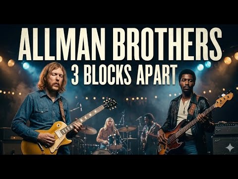 Allman Brothers lost two founders on the SAME road, 3 blocks apart, 13 months apart