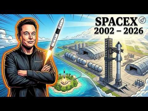 The ENTIRE History of SpaceX in 18 Minutes