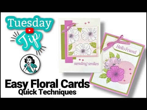 Beautiful Floral Cards Made Simple You'll Be Shocked How Easy!