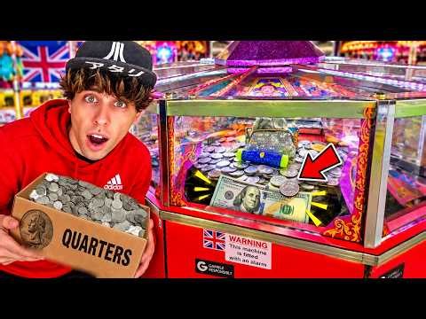 I Played A Weird High Risk UK Coin Pusher!
