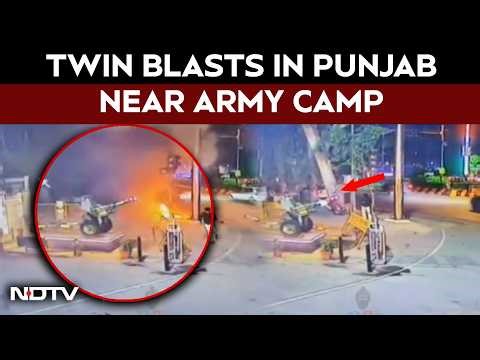 Punjab Blasts | Twin Blasts Rock Punjab: Explosions Near Amritsar Cantonment, BSF HQ