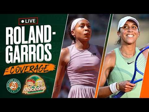 Live Roland-Garros Matches feat. Coco Gauff, Madison Keys | Round 2, Day 5 | The Mac Zone