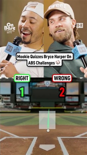 Can Bryce Harper beat the high score in ABS quiz? 👀 @PandaExpressTV