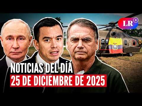 Noboa limita el acceso fronterizos desde Colombia y Perú | Noticias 25 diciembre #LR