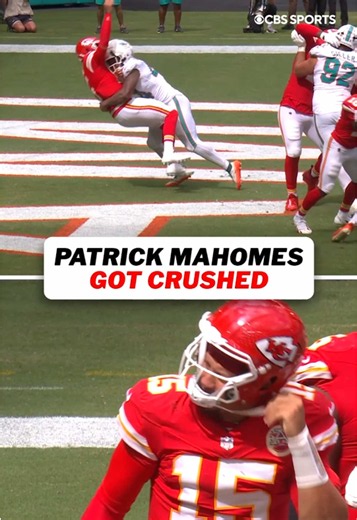 The Dolphins were flagged for roughing the passer #nfl #football | Patrick Mahomes