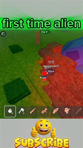 Alien Suddenly Appeared and Attacked Me in Roblo#tranding gaming!👽🔥