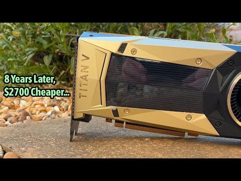 The $3000 Nvidia TITAN V From 2017 - 90% Cheaper, But Is It Still a Gaming Beast?