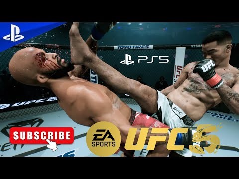 THIS WAS OVER IN SECONDS - UFC 5 PS5 KO ⚡- Joshua Van vs Demetrious Johnson