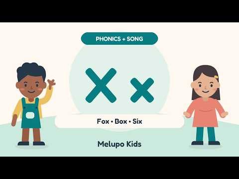 تعليم حرف X للأطفال | Letter X Phonics & Song | Fox, Box, Six